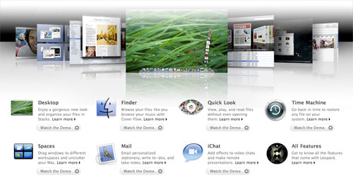 Apple muestra un avance del futuro sistema servidor Mac OS X Server Leopard 3