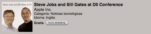 Ya puedes descargar en audio o video la entrevista de Steve Jobs y Bill Gates 6