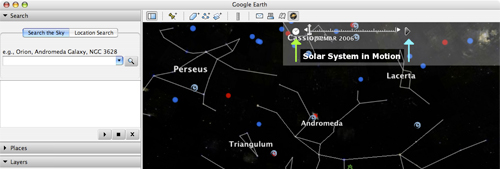 Descarga Google Earth 4.2.180.1134 con vistas al cielo y las estrellas 4