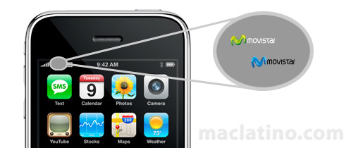 Como cambiar el logotipo del operador movistar en el iPhone 2.1 sin hacer el jailbreak 9