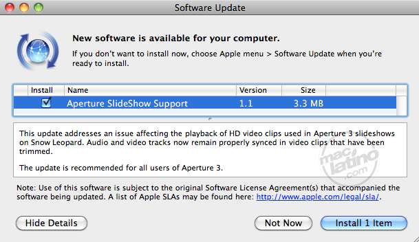 Descarga de Aperture 2.1.4 disponible 2