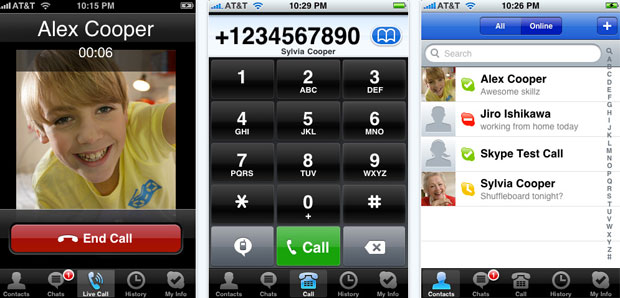 Skype 2.0 para iPhone y iPod touch con llamadas gratis por 3G 10