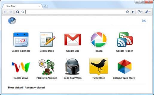 Tienda de aplicaciones web de Google podría llegar con la versión 8 de Chrome 7