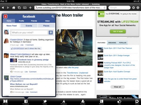 Skyfire, el navegador que soporta flash en iOS 4