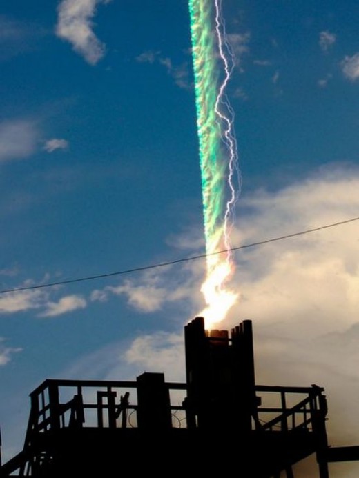 Fotografía de un rayo, capturada con rayos X 8