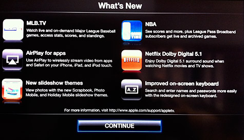 La más reciente beta de iOS 4.3 muestra una posible plataforma de juegos en el Apple TV 8