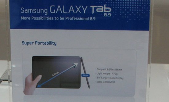 Vídeo demostración del Samsung Galaxy Tab, competidor del iPad 2
