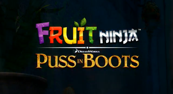 Nuevo juego de Fruit Ninja en compañía del Gato con Botas