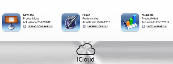 iWork para iOS con soporte para iCloud 6