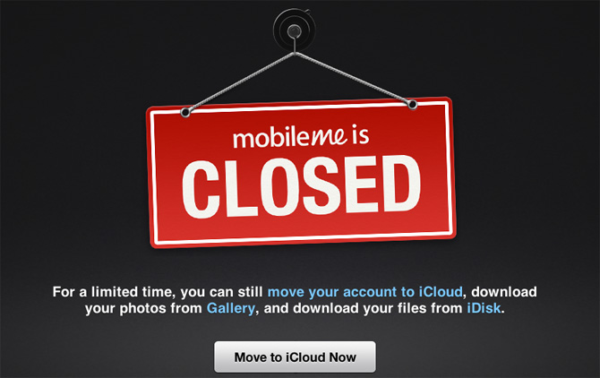 MobileMe ya no está disponible en las tiendas físicas y online 2