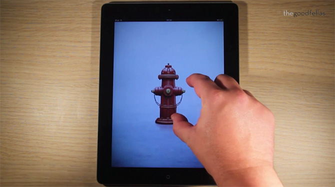 Publicidad de Ford en iPad
