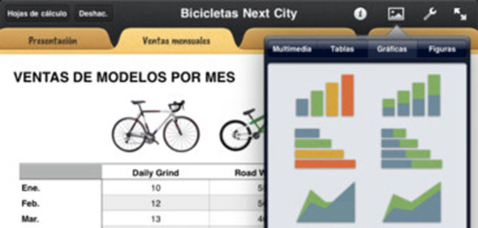 iWork para iOS con soporte para iCloud 2