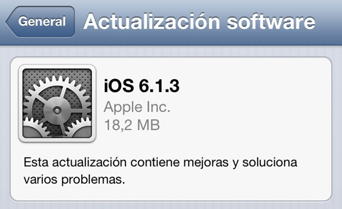 Descarga iOS 6.1.3 1