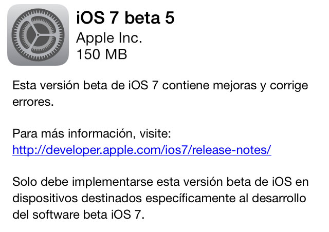 Descarga iOS 6 beta 3 1