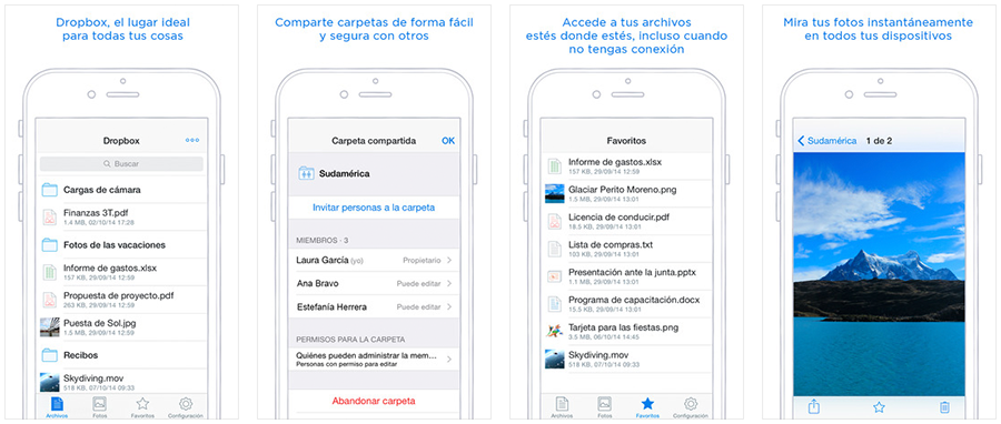 Dropbox para iOS