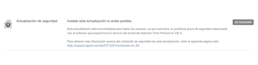 Network Time Protocol para OS X